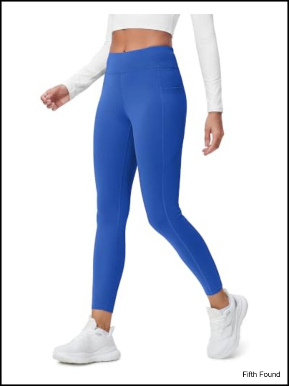 Fleece Lined Leggings High Waisted Yoga Pants with Pockets